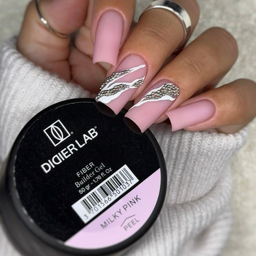 Fiber Builder Gel Didier Lab Milky Pink
