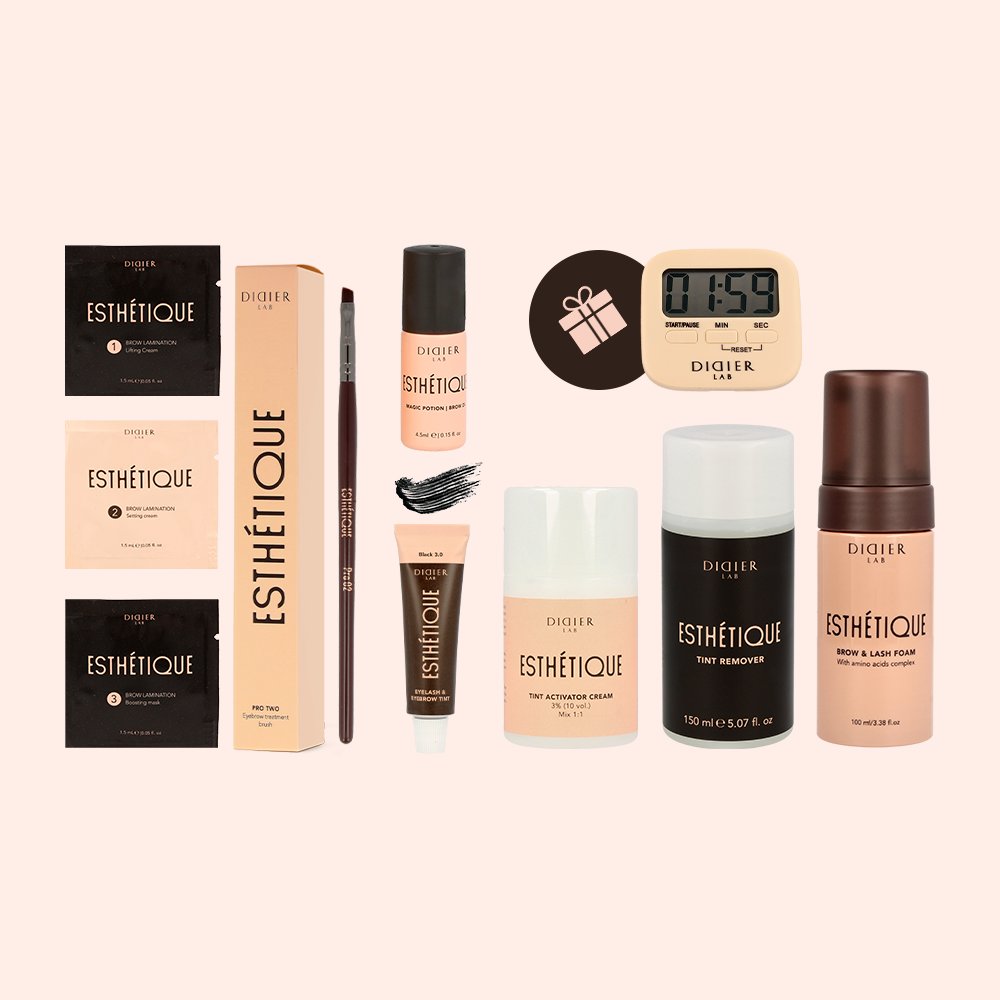 Esthétique Brow Lamination & Brynfarve Komplet Kit