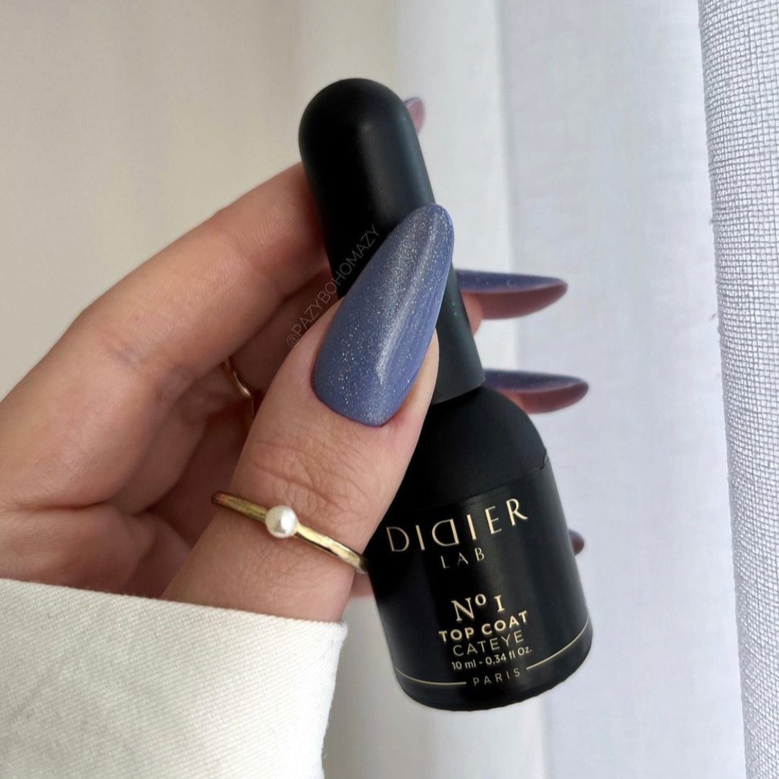 Gellak Top Coat No Wipe Didier Lab Cat Eye No1
