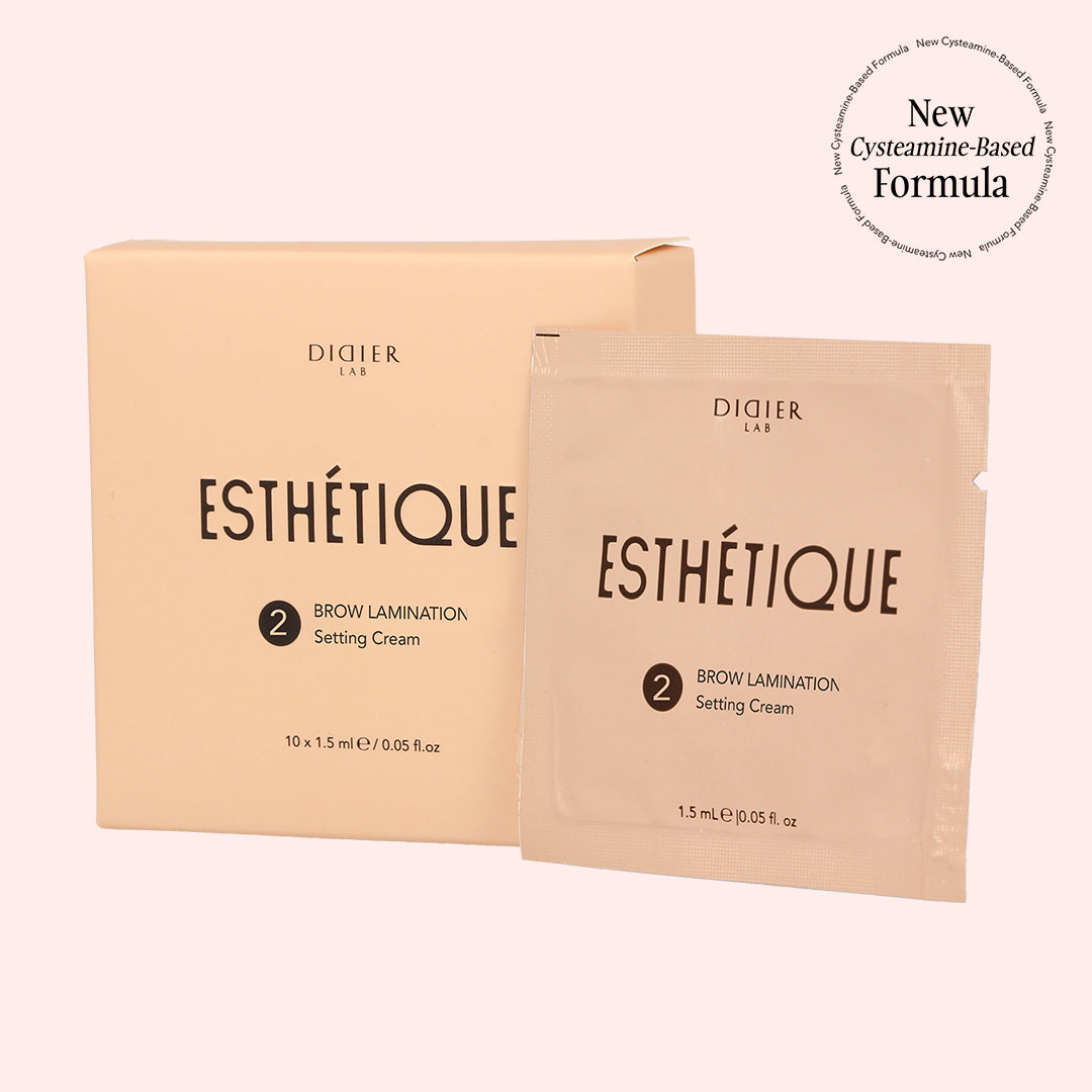 Brow Lamination Step 2: Didier Lab Esthétique Setting Cream 10 stk