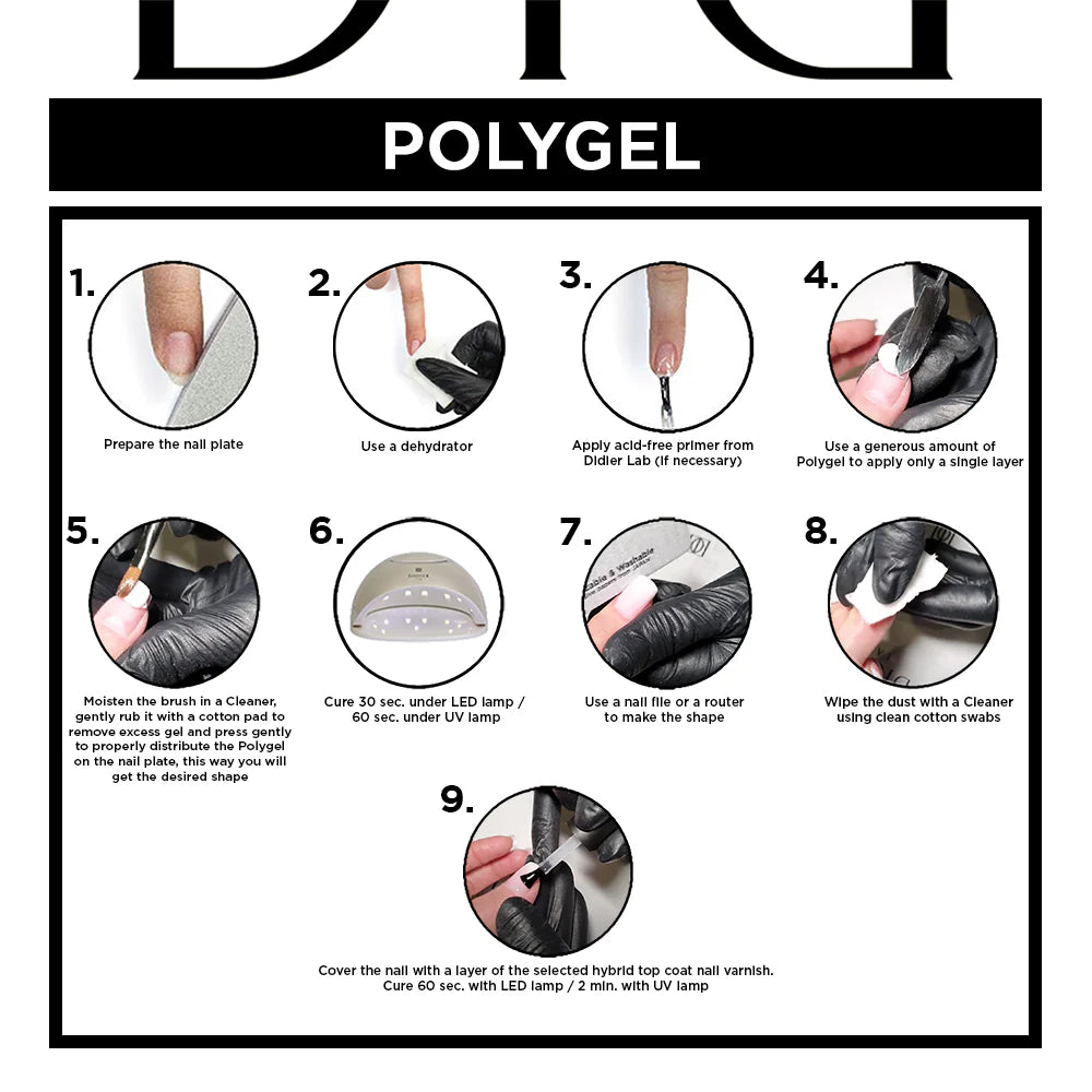 Polygel Light Pink 60 g - HEMA-fri