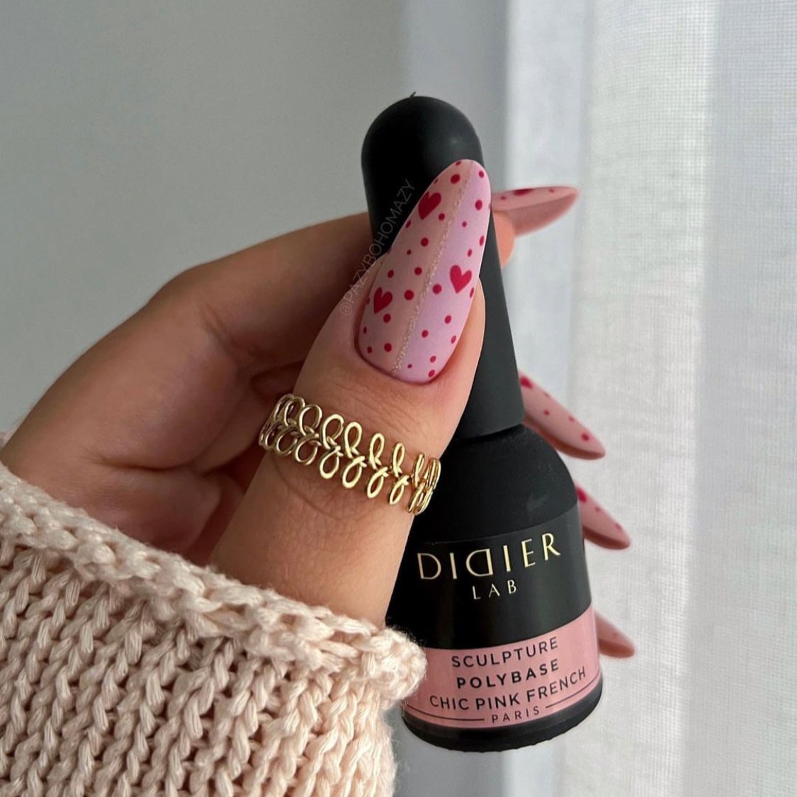 Sculpture Polybase Didier Lab Chic Pink French