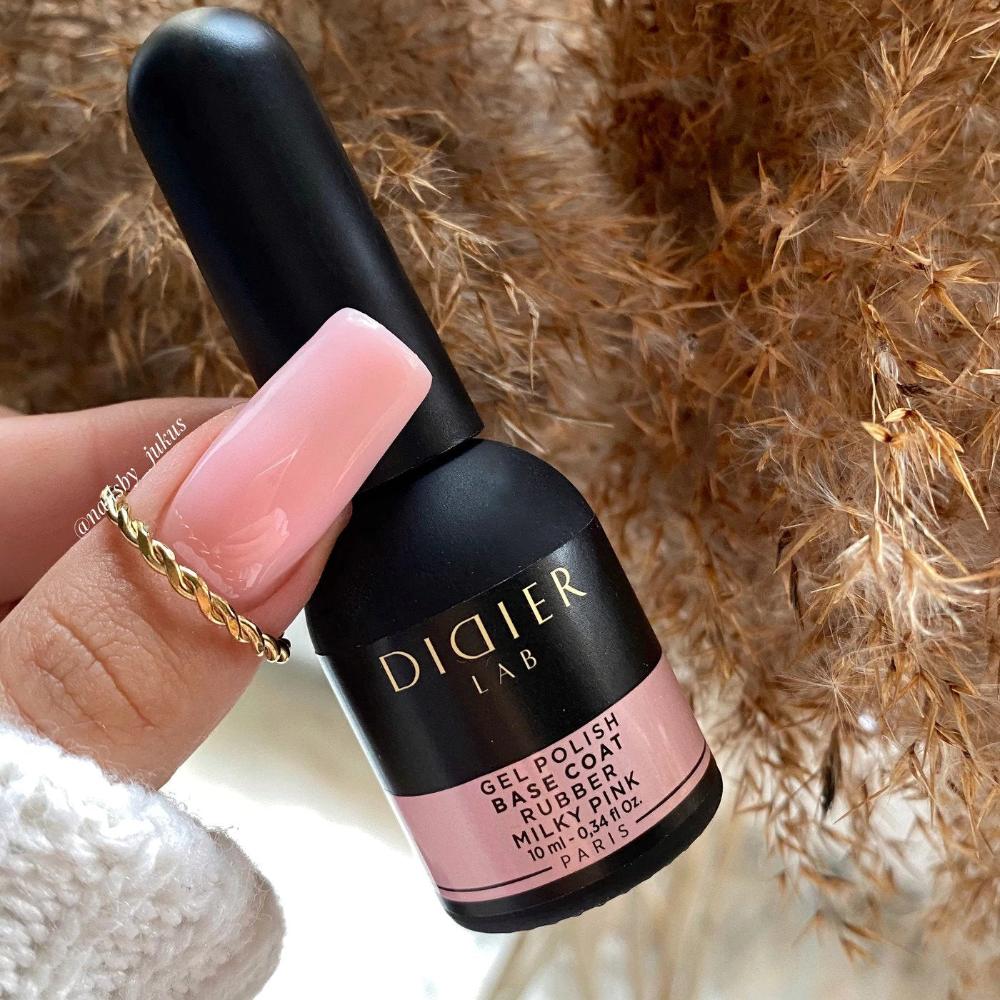 Gellak Base Coat Didier Lab Rubber Base Milky Pink