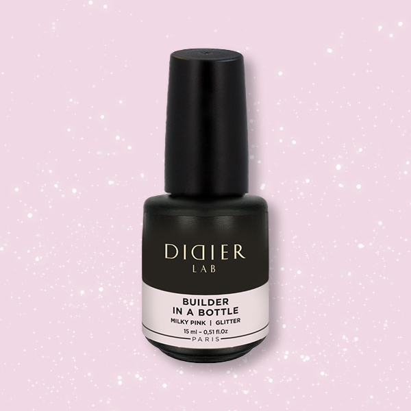 Builder in a Bottle Didier Lab Milky Pink Glitter