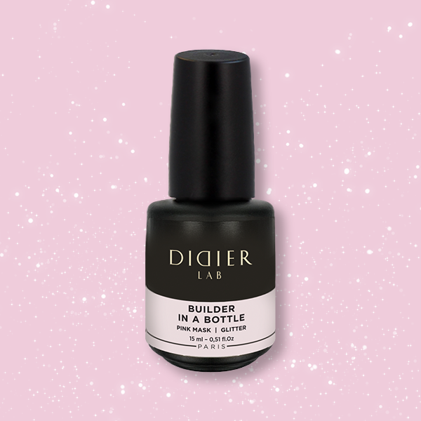 Builder in a Bottle Didier Lab Pink Mask Glitter