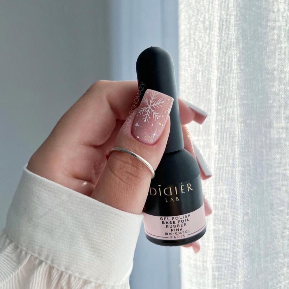 Gellak Base Coat Didier Lab Rubber Base Foil Pink