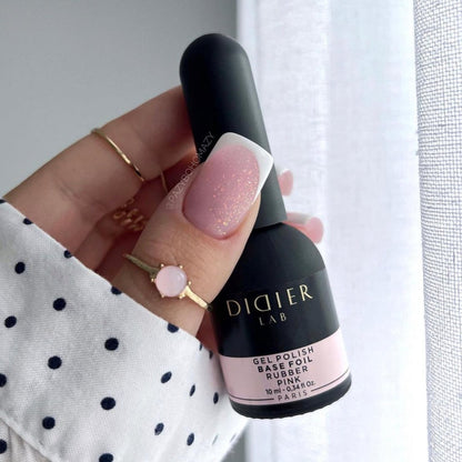 Gellak Base Coat Didier Lab Rubber Base Foil Pink