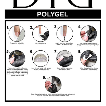 Polygel Light Pink 60 g - HEMA-fri