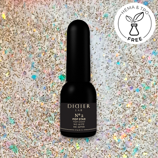 Gellak Top Coat No Wipe Didier Lab Pop Star No2