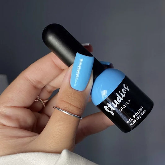Gellak Studios – Vivid Sky Blue – HEMA- og TPO-fri | Didier Lab – 8 ml